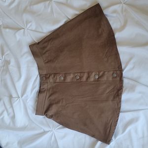 Suede Skirt XS